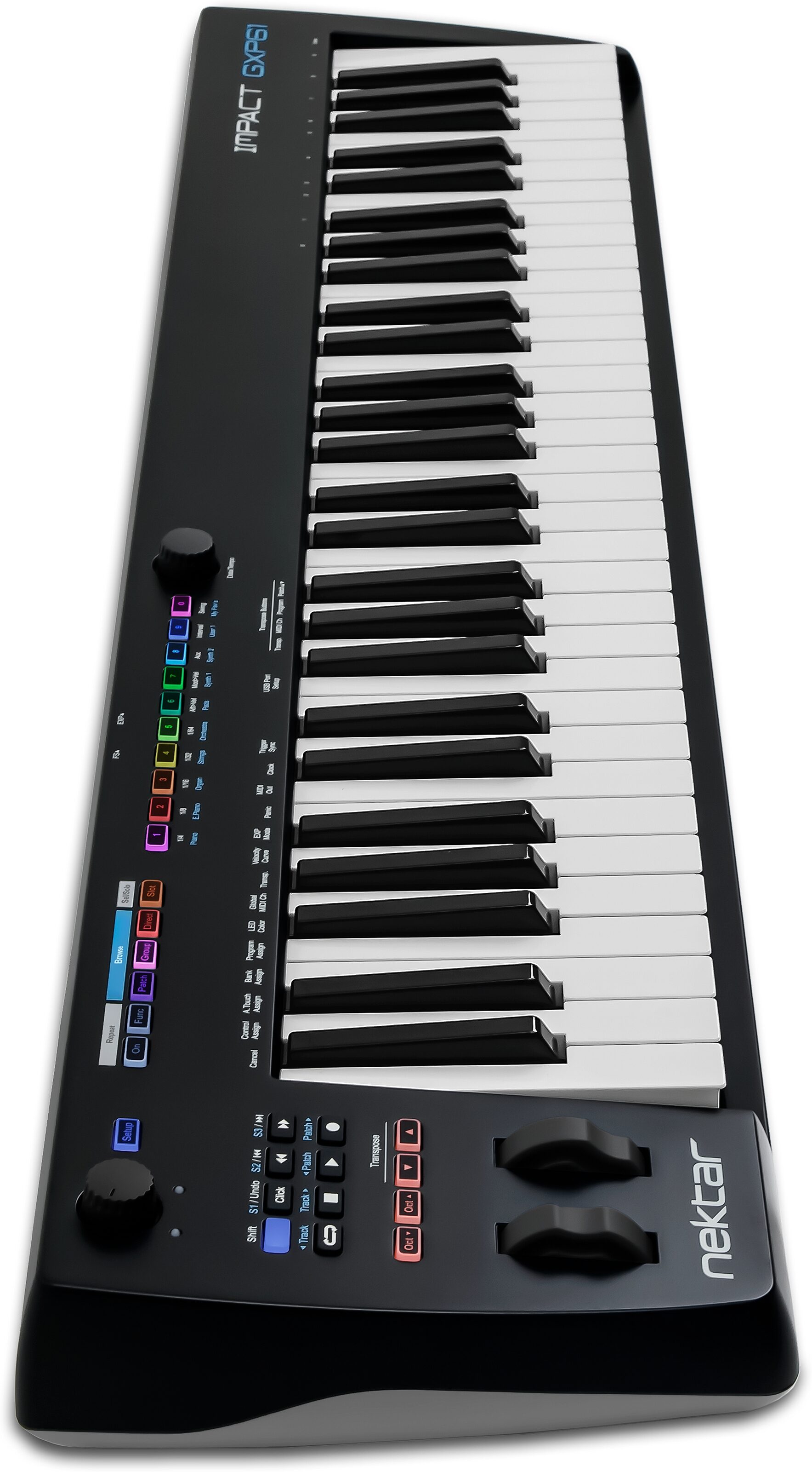 Nektar Impact GXP61 USB MIDI Keyboard Controller, 61-Key