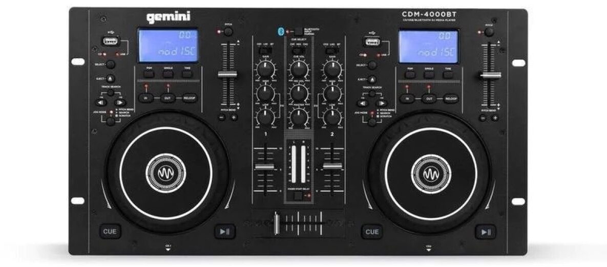 Gemini CDM-4000BT CD/USB/Bluetooth DJ Media Player