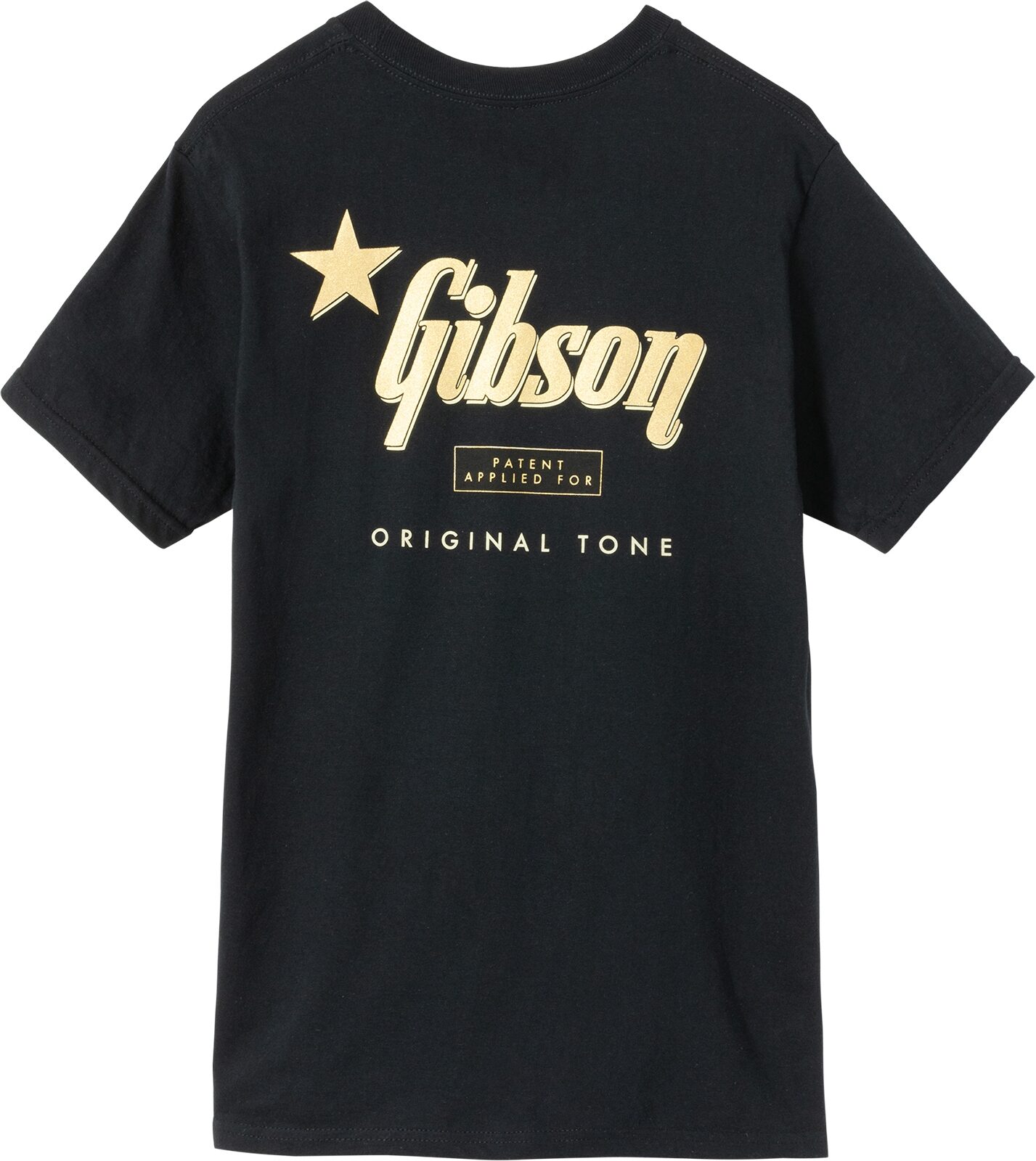 Gibson Original Tone T-Shirt, Black, Large, Action Position Back