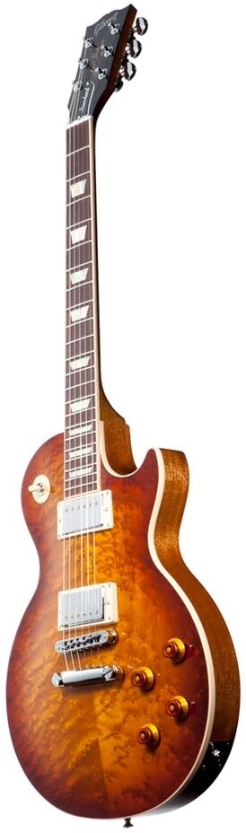 Gibson 2013 Les Paul Standard Birdseye Electric Guitar (with Case), Honey Burst