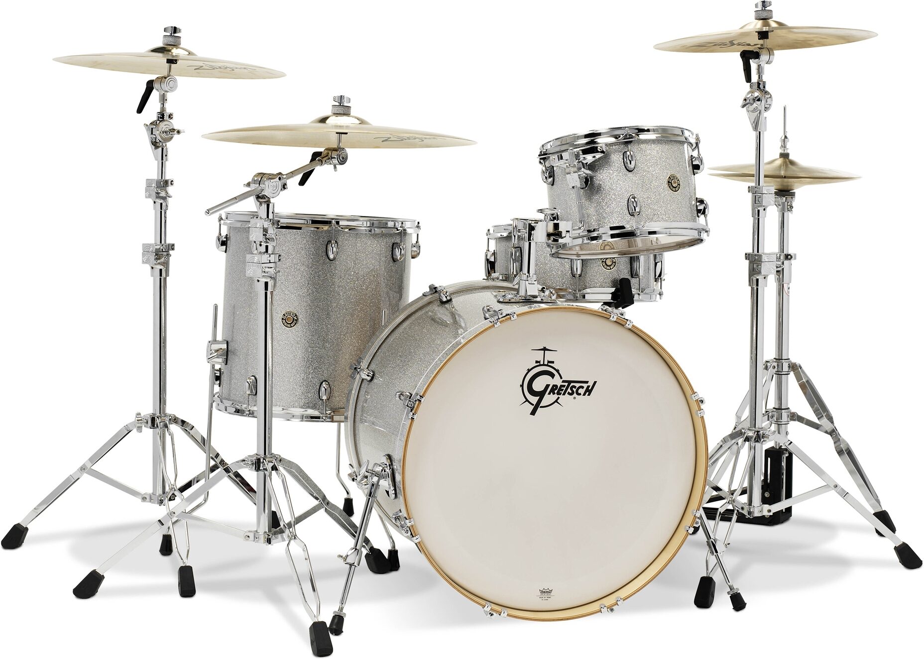 Gretsch CM1E824S Catalina Maple Drum Shell Kit, 4-Piece, Action Position Back