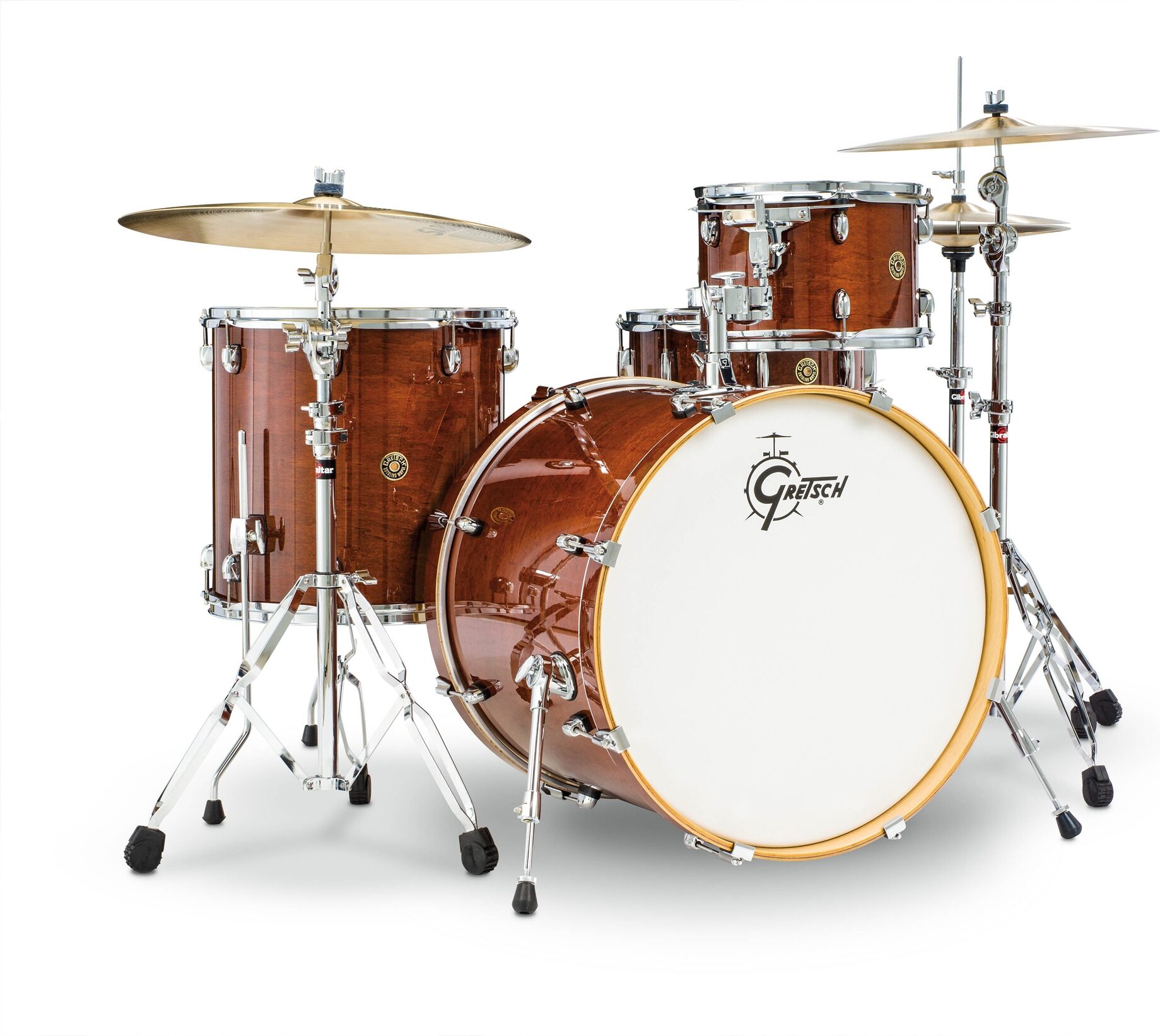 Gretsch CM1E824S Catalina Maple Drum Shell Kit, 4-Piece, Action Position Back