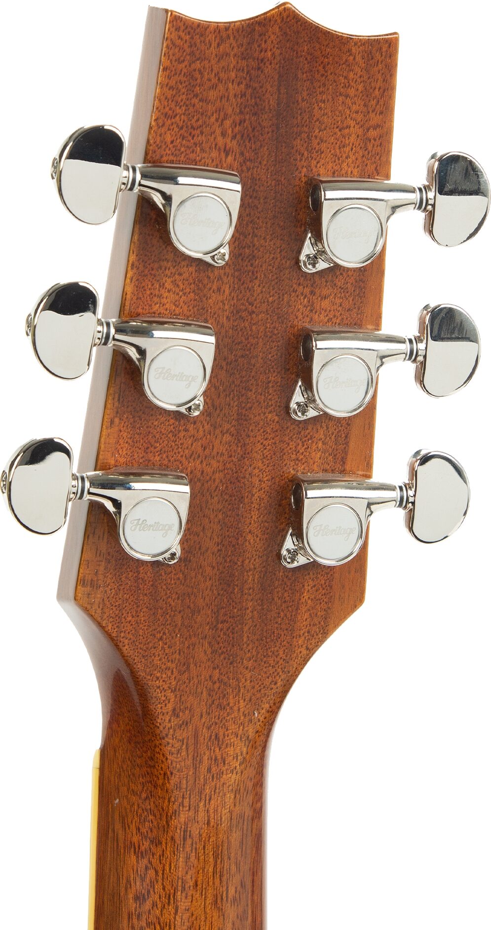 Heritage Custom Core H-150 Plain Top Electric Guitar, Gold Top, Action Position Back