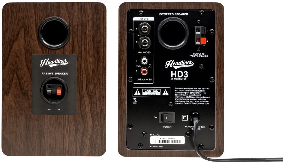Headliner HD3 Studio Monitors, view