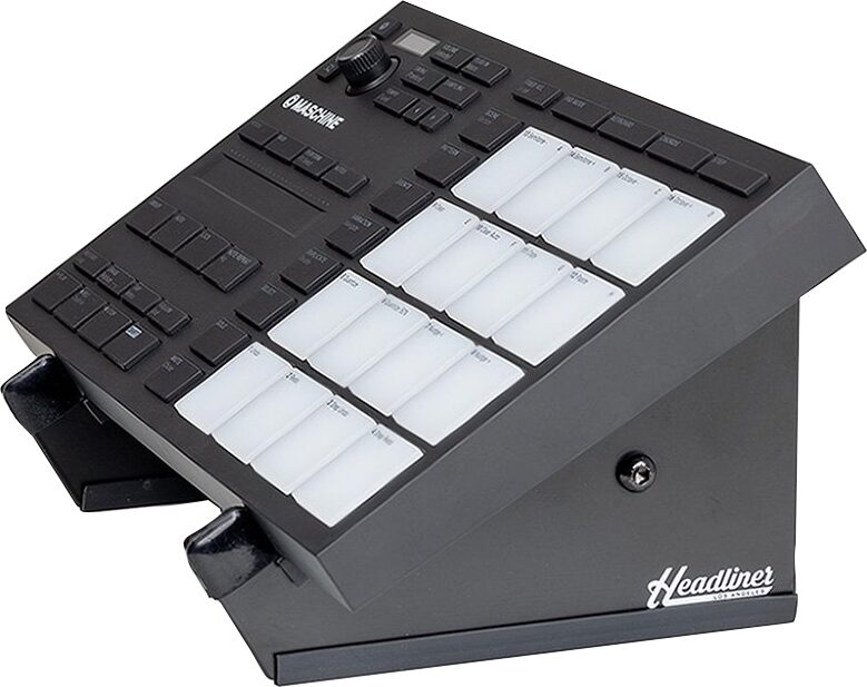 Headliner Desktop Small Production Stand, Small, Action Position Back