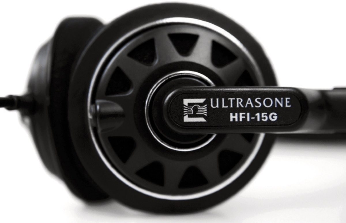 Ultrasone HFI 15G Headphones, Closeup