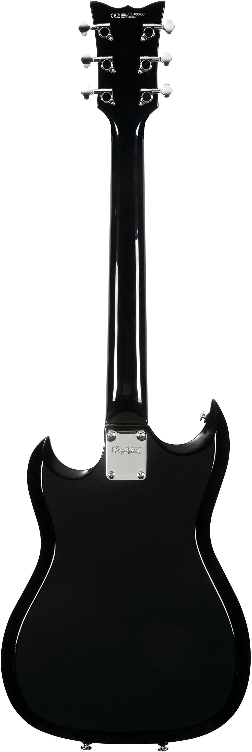Hagstrom Retroscape H-IIN HB Electric Guitar, Action Position Back