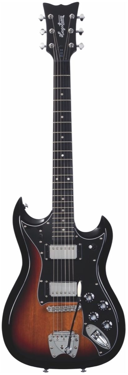 Hagstrom Retroscape H-IIN HB Electric Guitar, Main