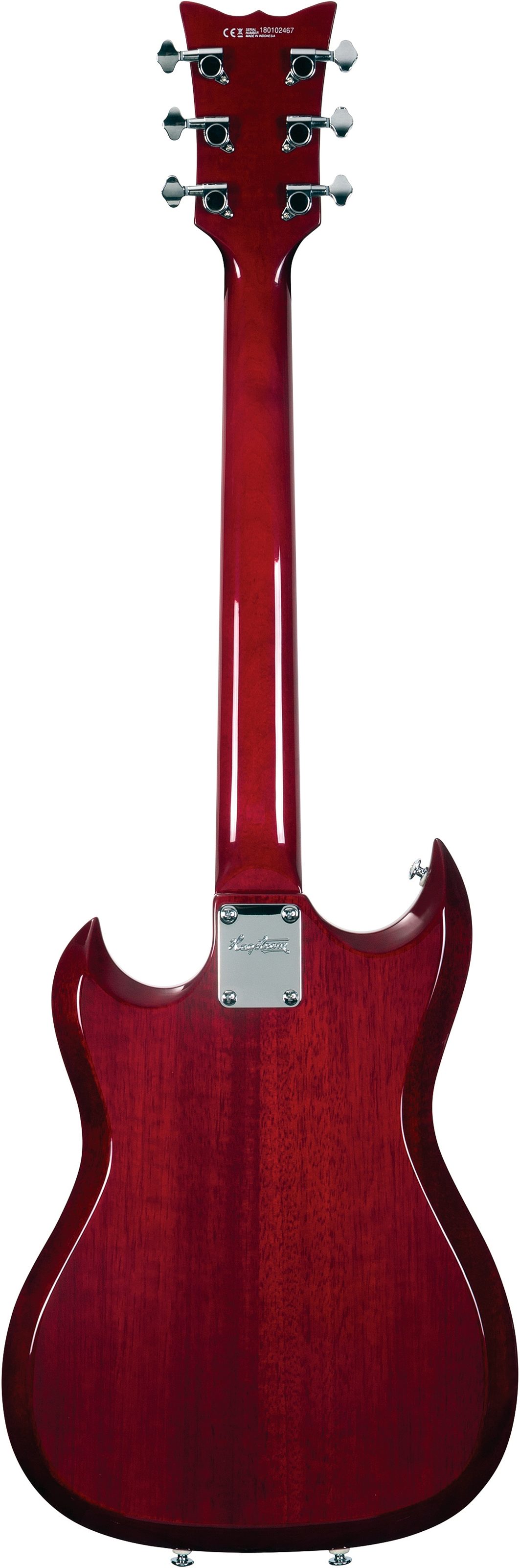 Hagstrom Retroscape H-IIN HB Electric Guitar, Action Position Back