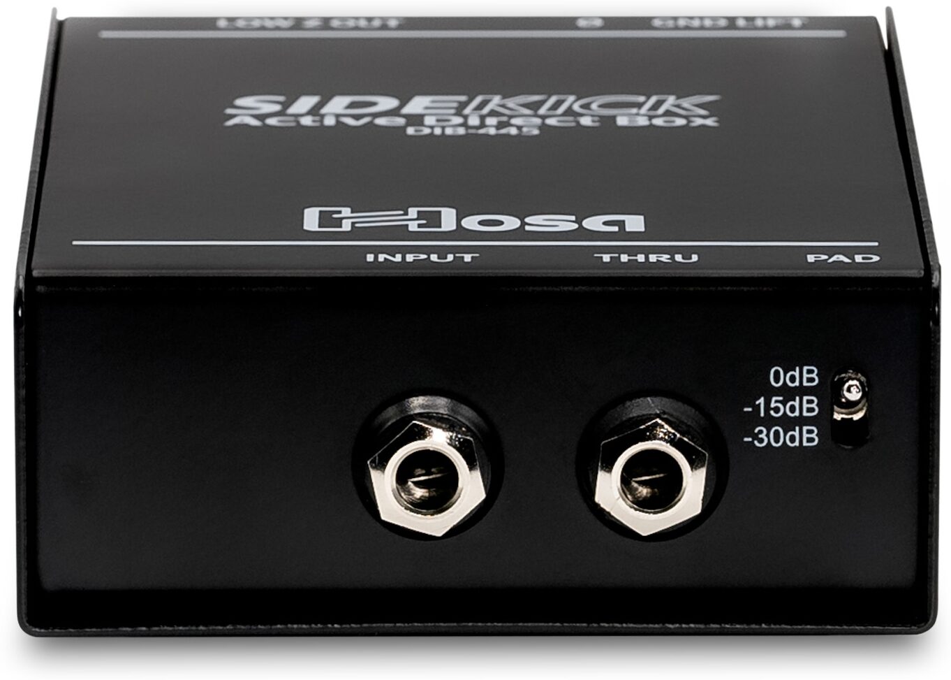 Hosa SideKick DIB-445 Active Direct Box, New, Action Position Back