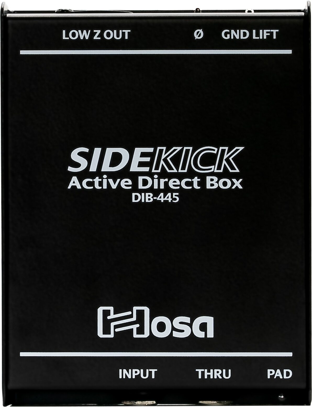 Hosa SideKick DIB-445 Active Direct Box, New, Action Position Back