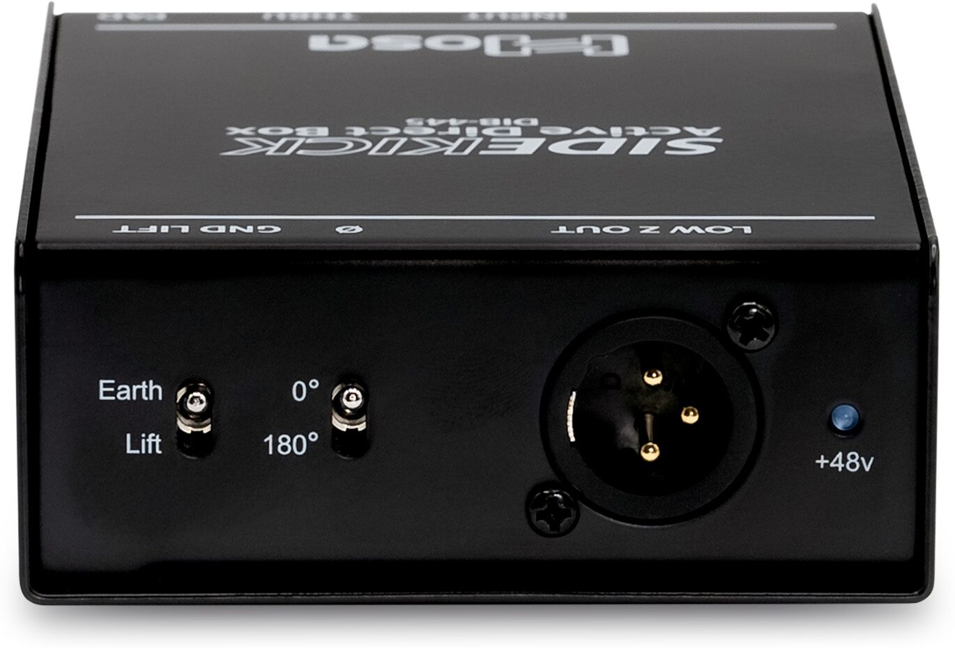 Hosa SideKick DIB-445 Active Direct Box, New, Action Position Back