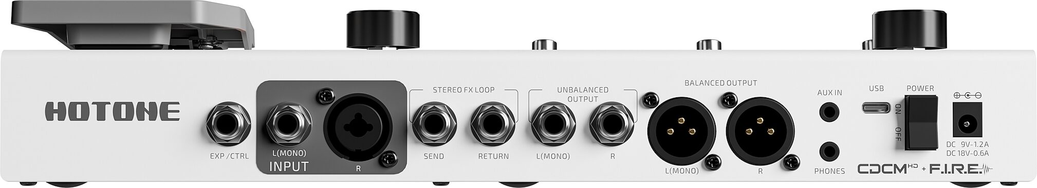 Hotone Ampero II Amp Modeler and Effects Processor, New, Action Position Back