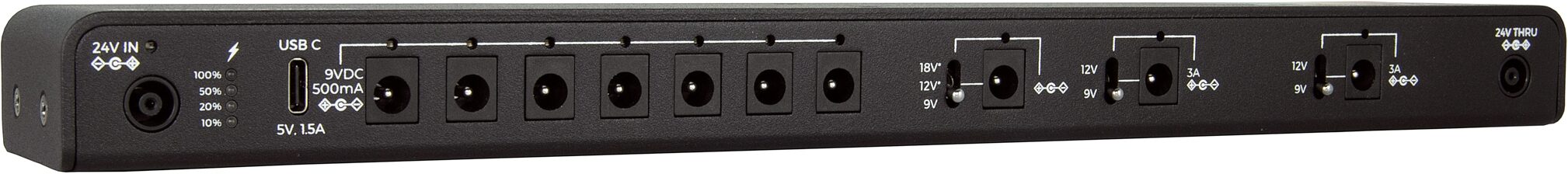 Walrus Audio Canvas Power HP Plus Link, New, Action Position Back