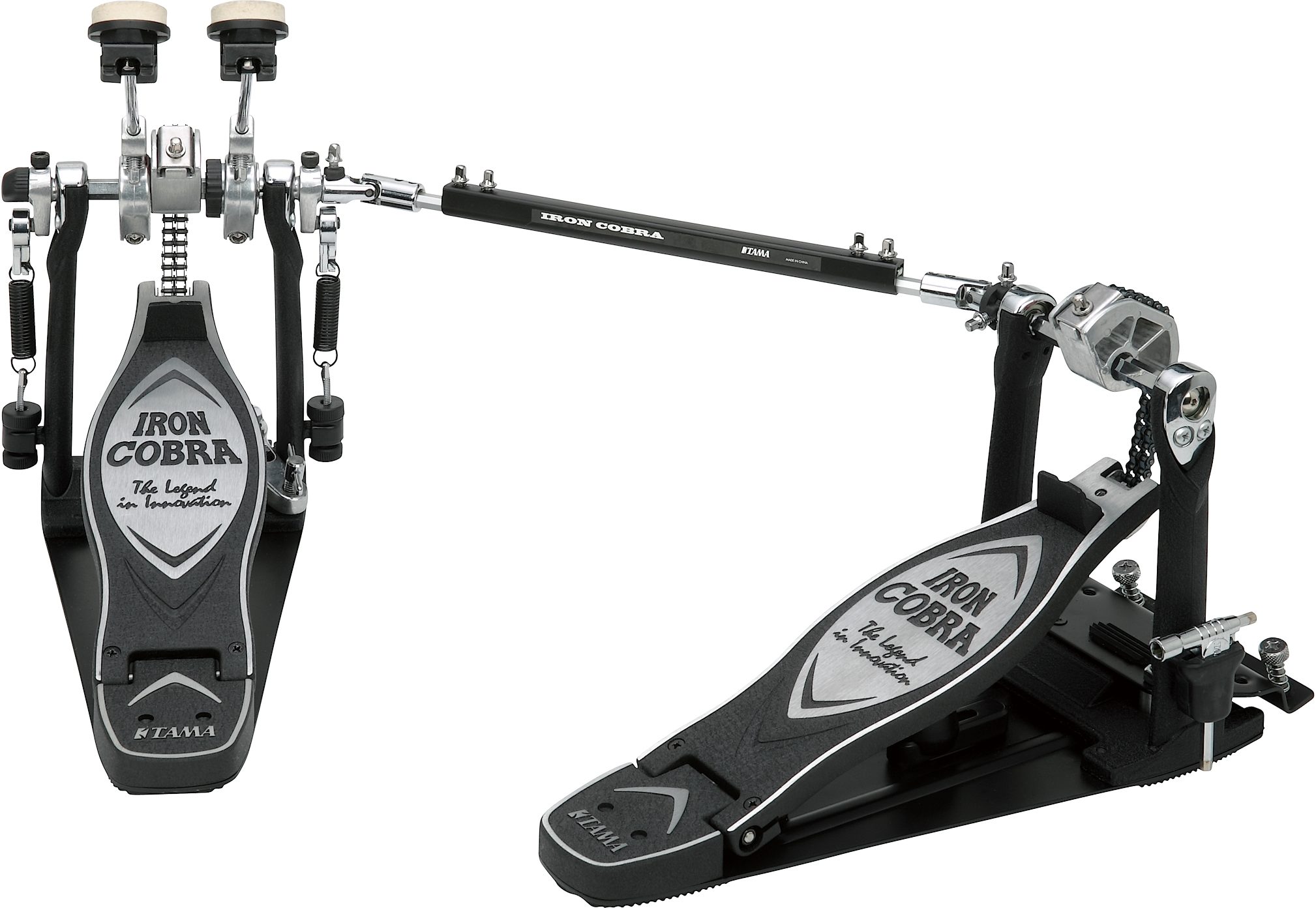Hermanos Fanático collar Tama HP900PSWN Left-Footed Cobra Power Glide Double Bass Pedal