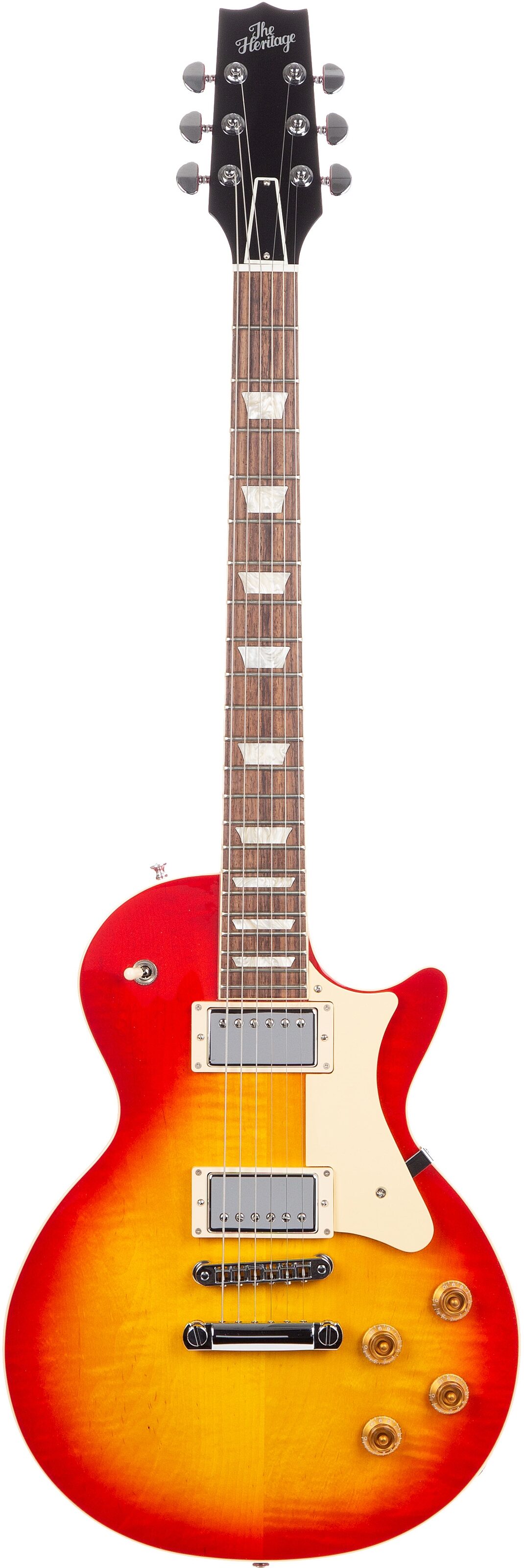 Heritage Standard H-150 Electric Guitar, Cherry Sunburst, Action Position Back
