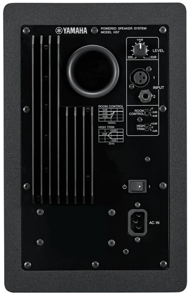 yamaha hs7 back panel