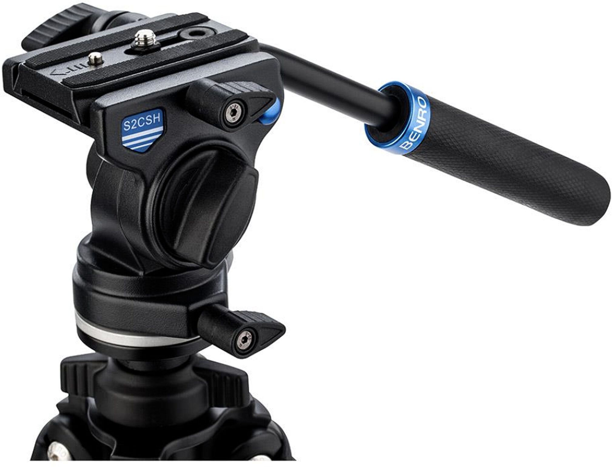 Benro TSL08AS2CSH Slim Video Aluminum Tripod, Action Position Back