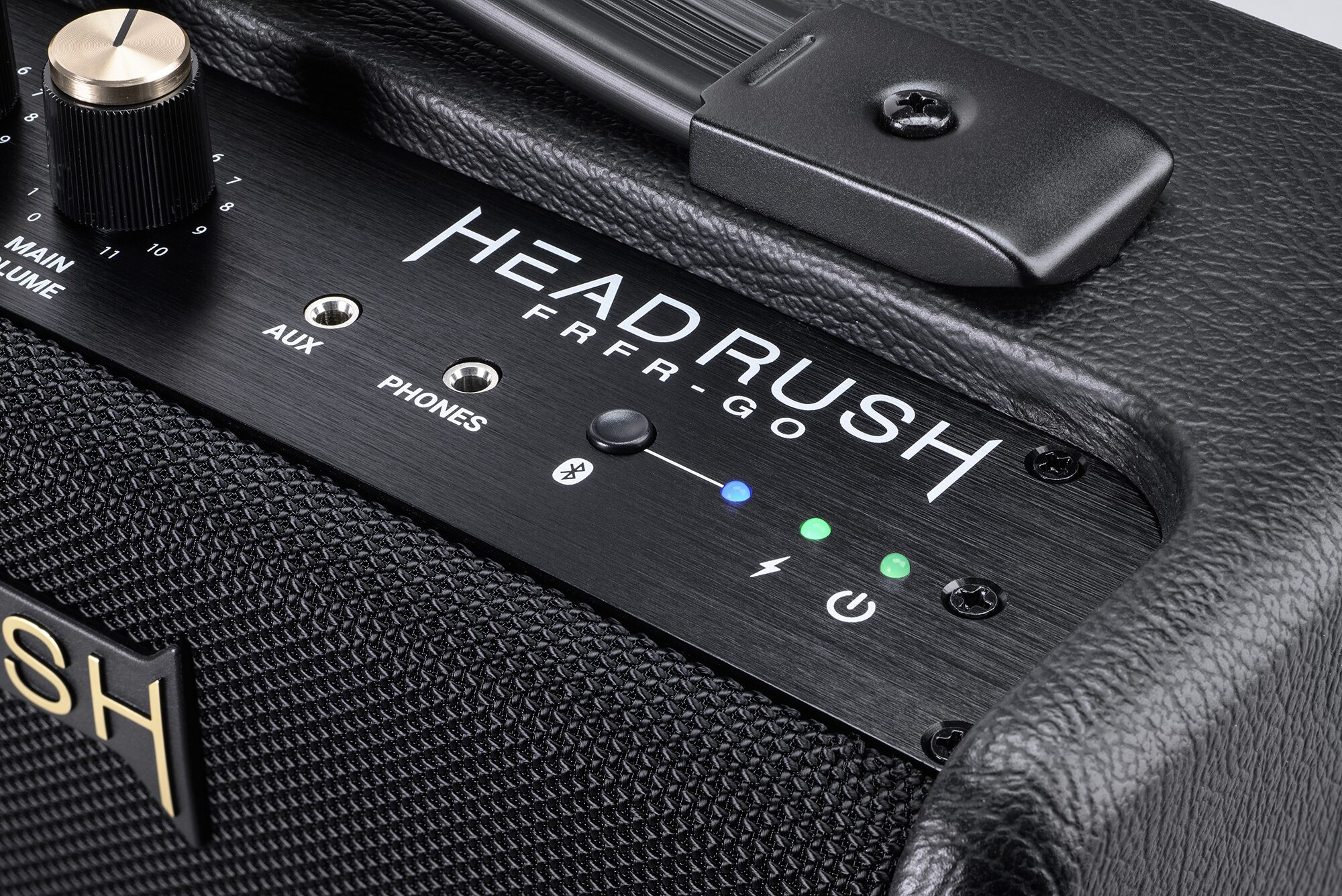 Headrush FRFR GO Rechargeable Bluetooth Amplifier, New, Action Position Back