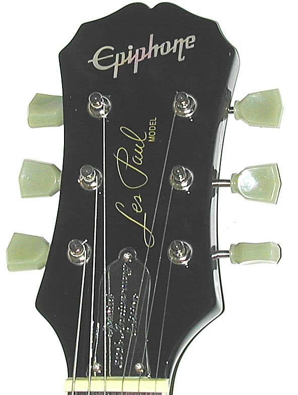 Epiphone Lynyrd Skynyrd 30th Anniversary Les Paul Electric Guitar, Headstock