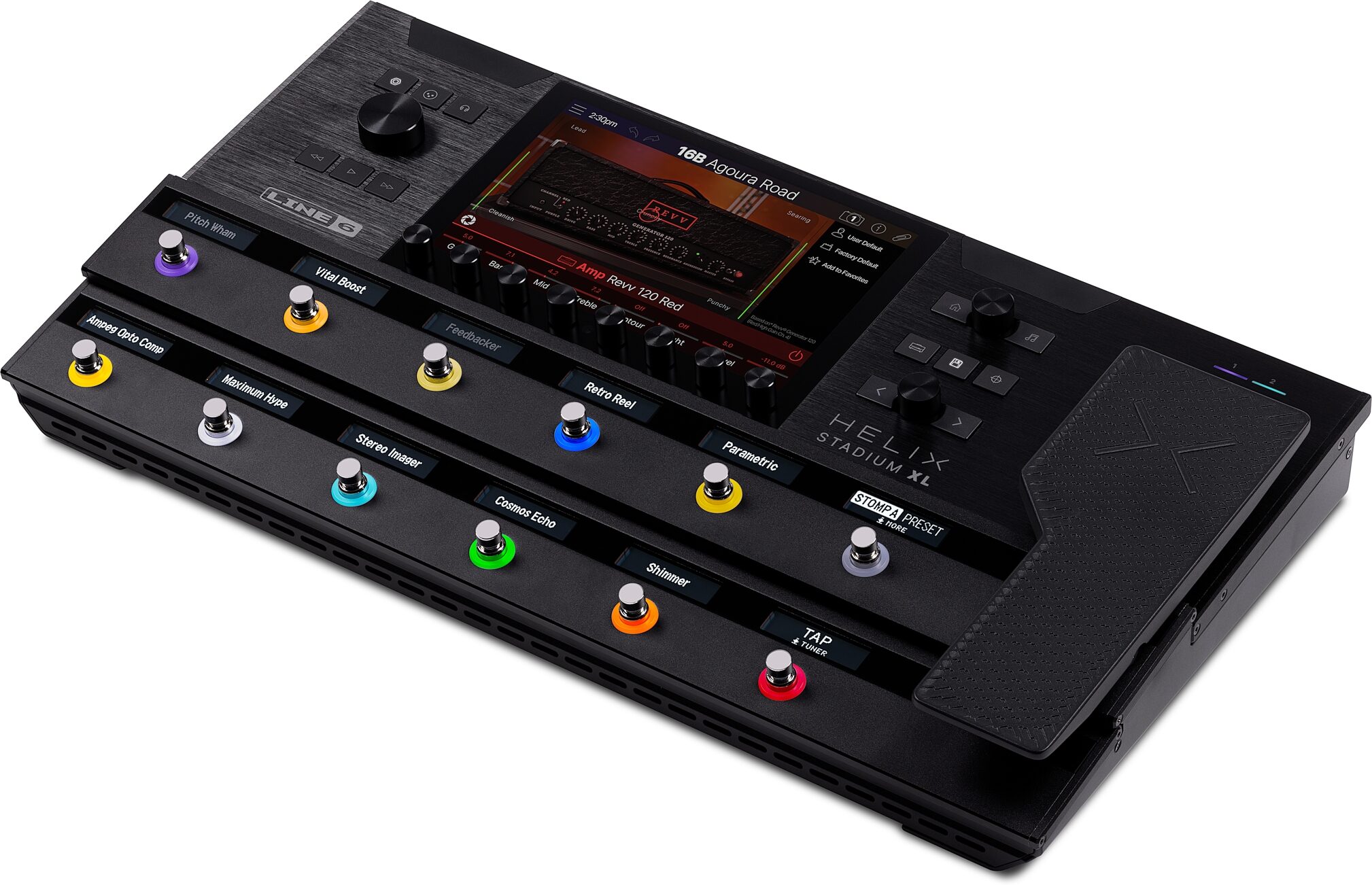 Line 6 Helix Stadium XL Floor Multi-Effects Processor Pedal, New, Action Position Back