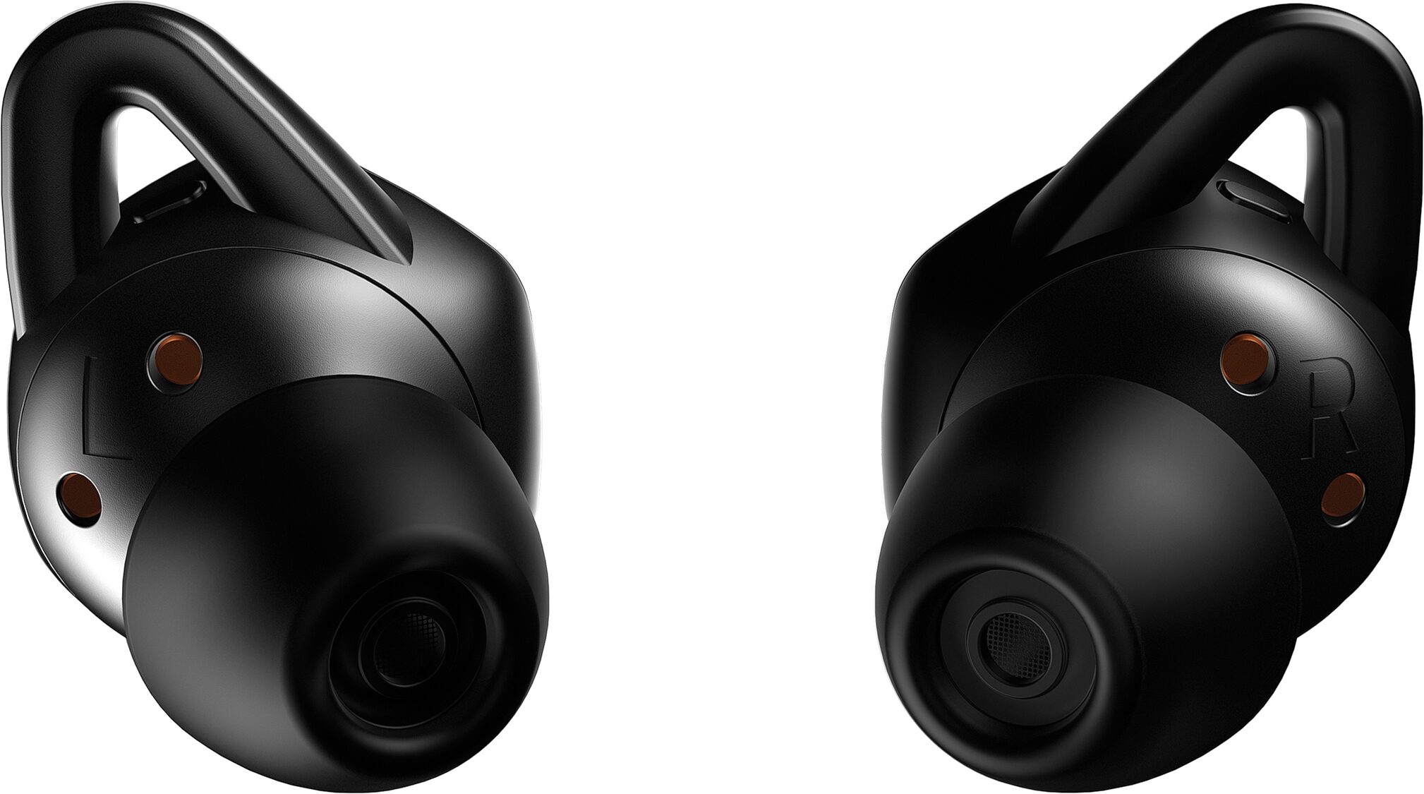 V-Moda Hexamove Pro True Wireless Bluetooth Earbuds, Action Position Back