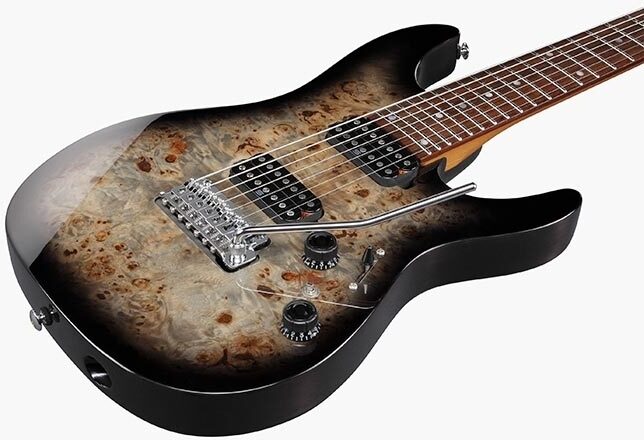 Ibanez Premium AZ427P1PB 7-String Electric Guitar (with Gig Bag), Action Position Back