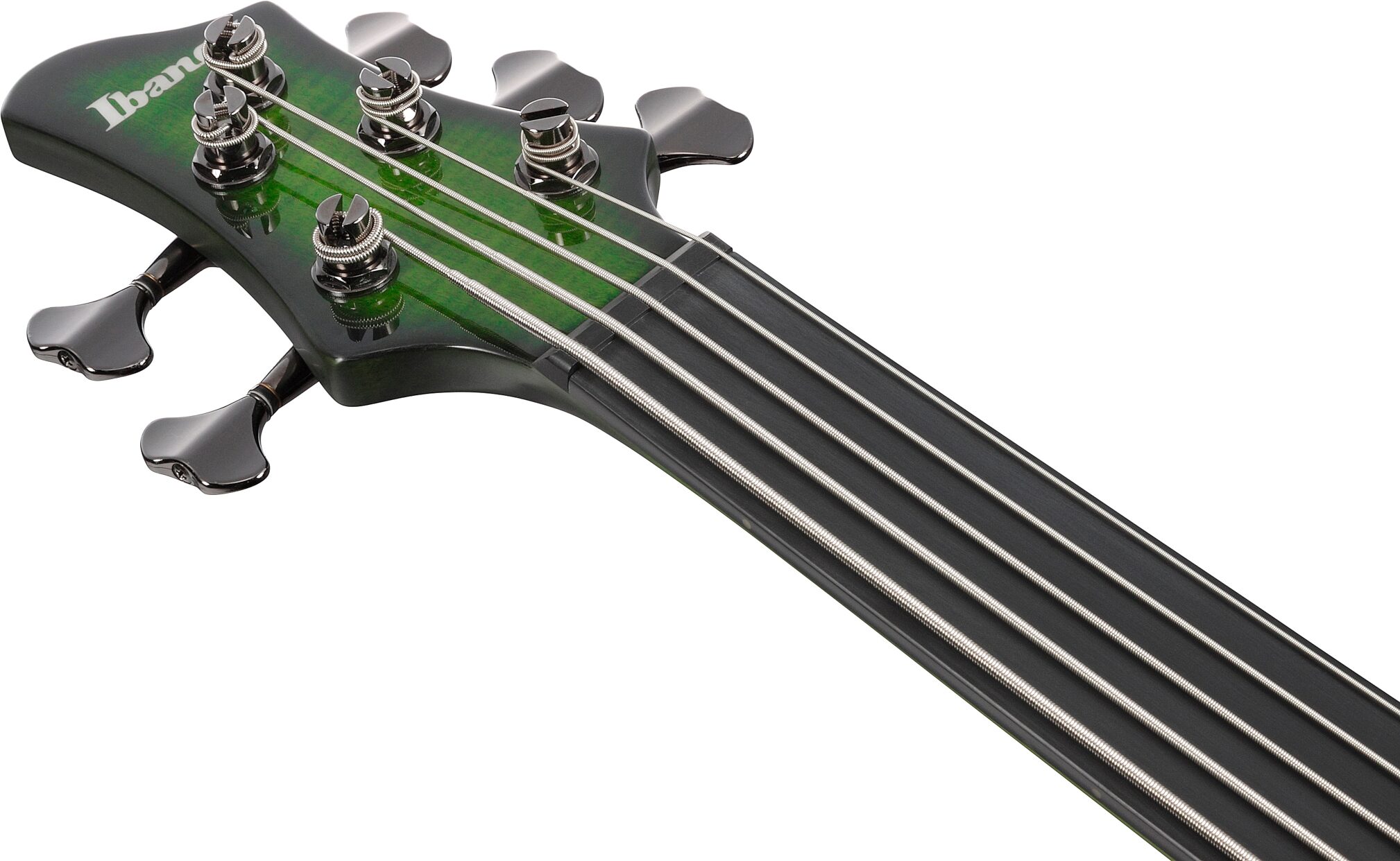 Ibanez SDGB1 Steve DiGiorgio Electric Bass, Dark Moss Burst, Action Position Back