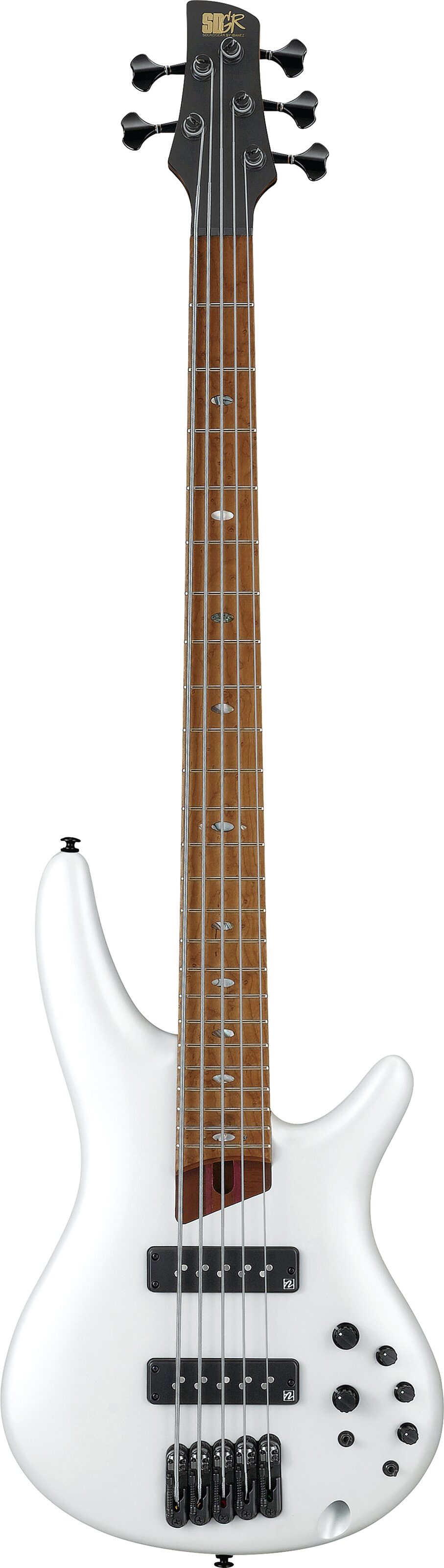 Ibanez Premium SR1105B Bass, 5-String (with Gig Bag), Action Position Back
