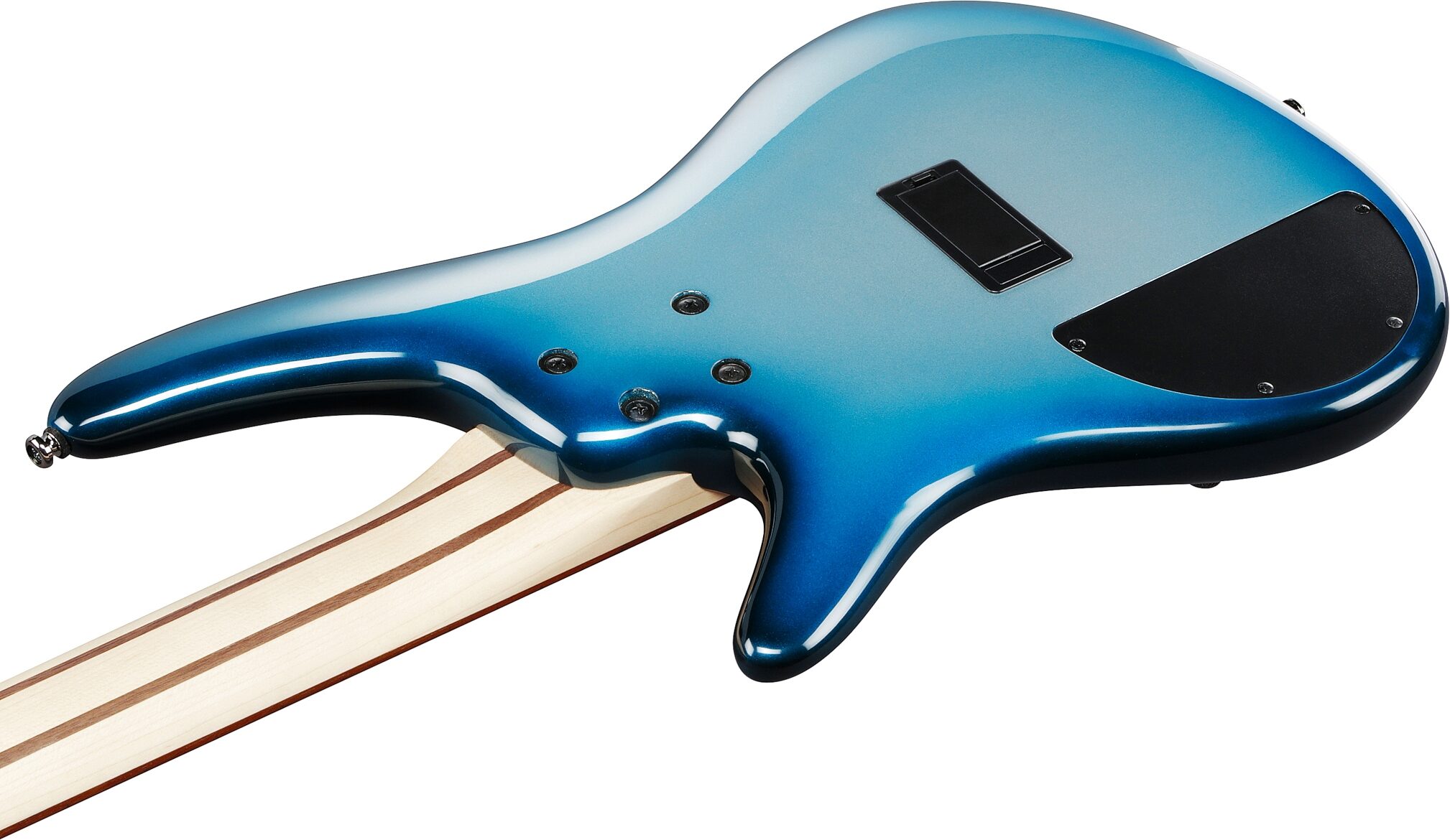 Ibanez SR305E Electric Bass, 5-String, Deep Ocean Metallic, Action Position Back