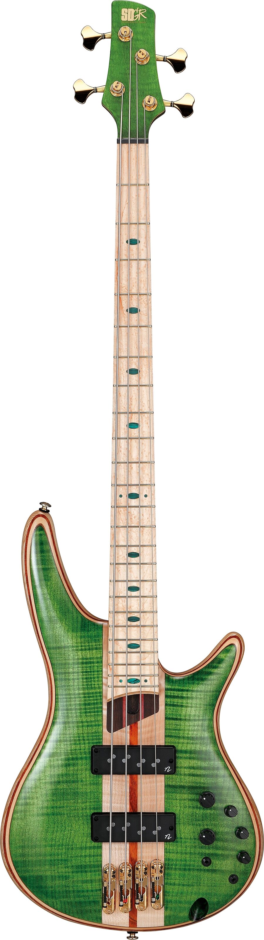 Ibanez SR4FMDX Premium Electric Bass (with Gig Bag), Action Position Back