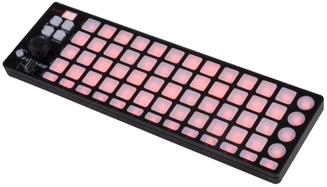 Icon iStage Mini USB MIDI Matrix Live Controller, Black