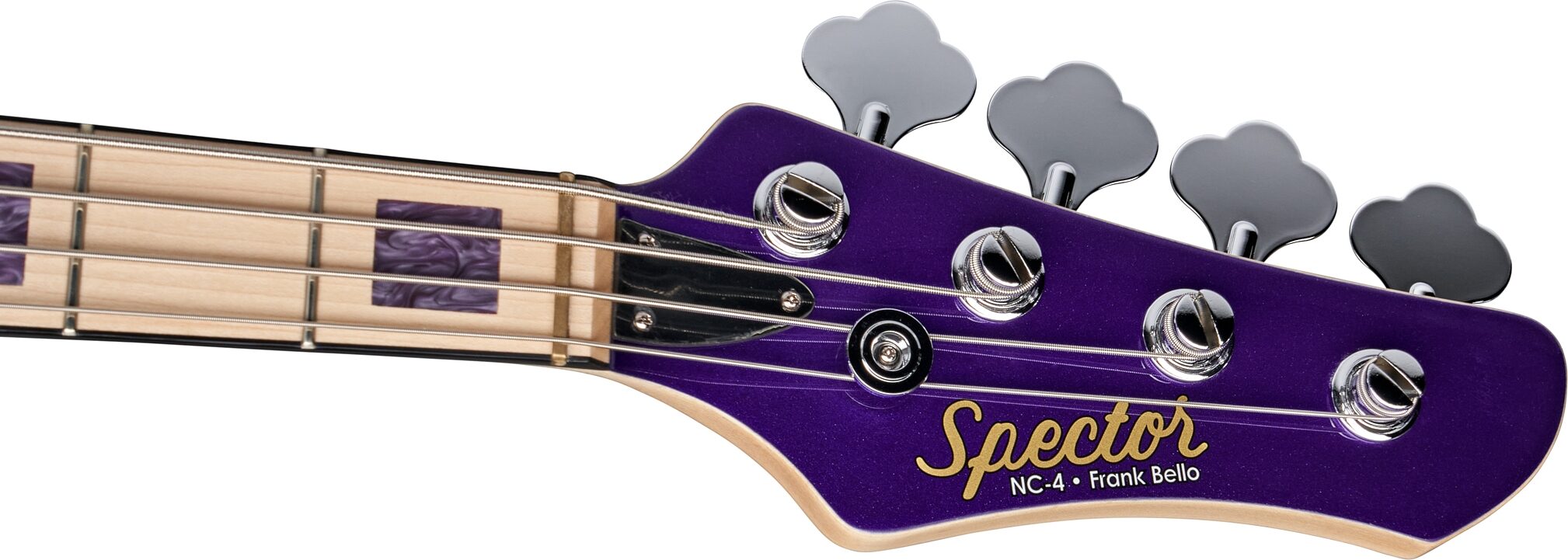 Spector Icon NC-4 Frank Bello Signature Model Electric Bass, New, Action Position Back