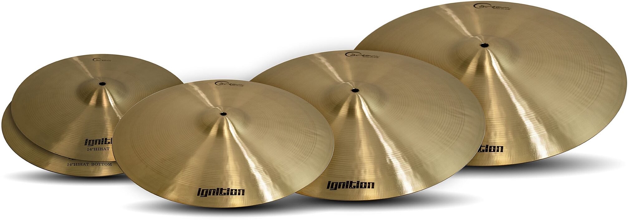 Dream IGNCP4 Ignition Cymbal Pack, New, Action Position Back