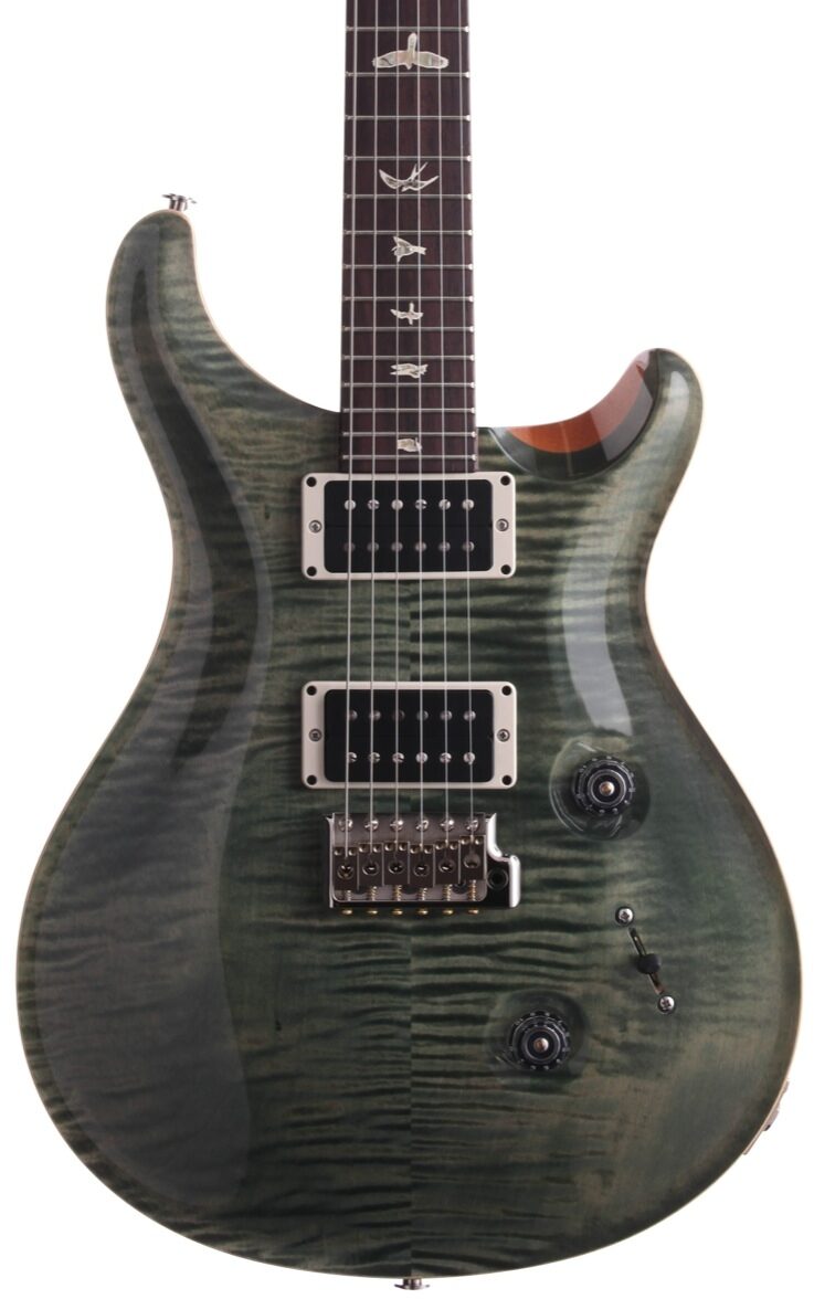 PRS Paul Reed Smith Custom 24 2013 Electric Guitar (with Case), Trampas Green - Body Front