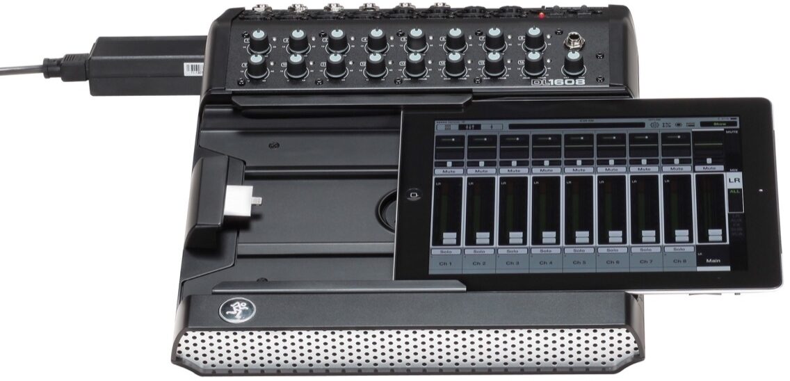 Mackie DL1608 Digital iPad Mixer, with 30-Pin Dock Connector