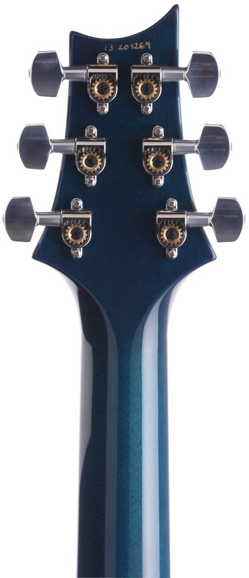 PRS Paul Reed Smith Custom 24 2013 Electric Guitar (with Case), Makena Blue - Headstock Front