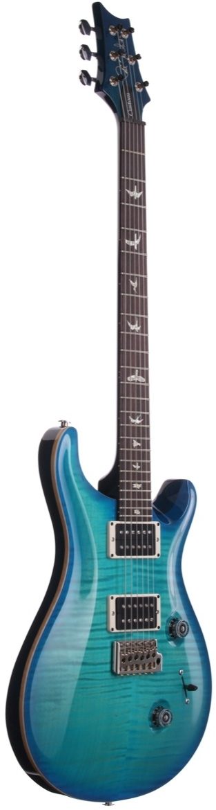 PRS Paul Reed Smith Custom 24 2013 Electric Guitar (with Case), Makena Blue - Angle