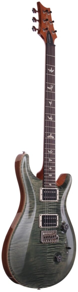 PRS Paul Reed Smith Custom 24 2013 Electric Guitar (with Case), Trampas Green - Angle