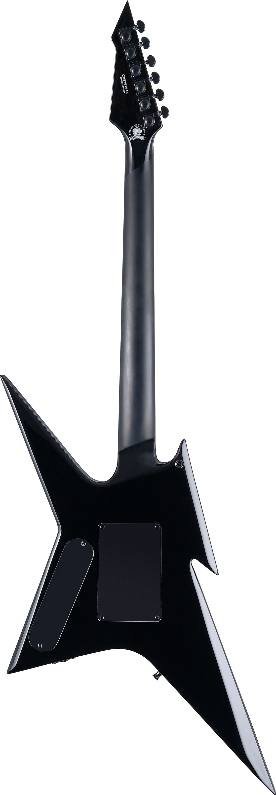 B.C. Rich Ironbird MK1 Legacy Series FR Electric Guitar, Gloss Black, Action Position Back