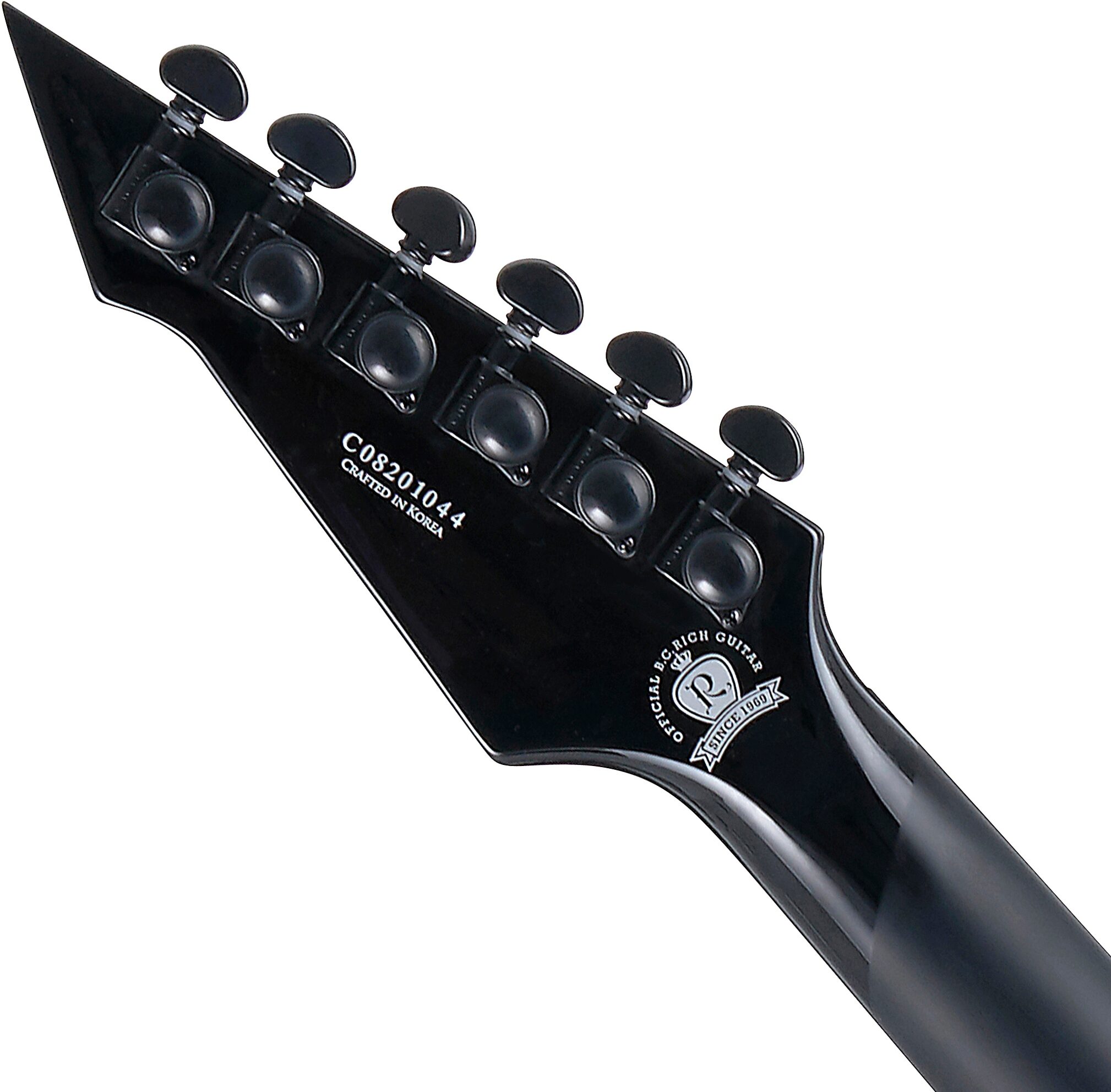 B.C. Rich Ironbird MK1 Legacy Series FR Electric Guitar, Gloss Black, Action Position Back