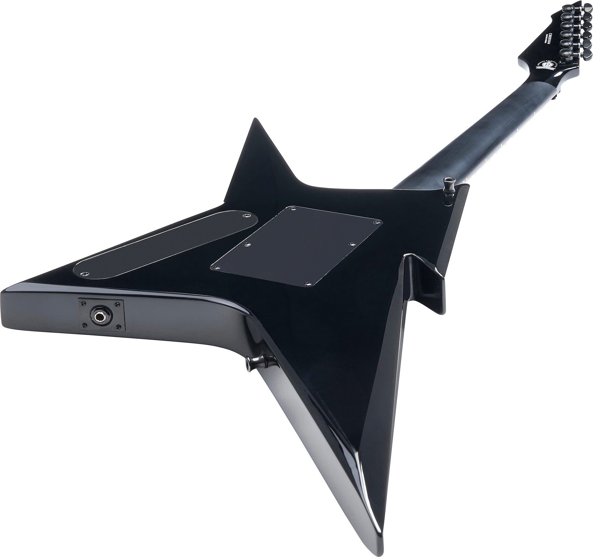 B.C. Rich Ironbird MK1 Legacy Series FR Electric Guitar, Gloss Black, Action Position Back