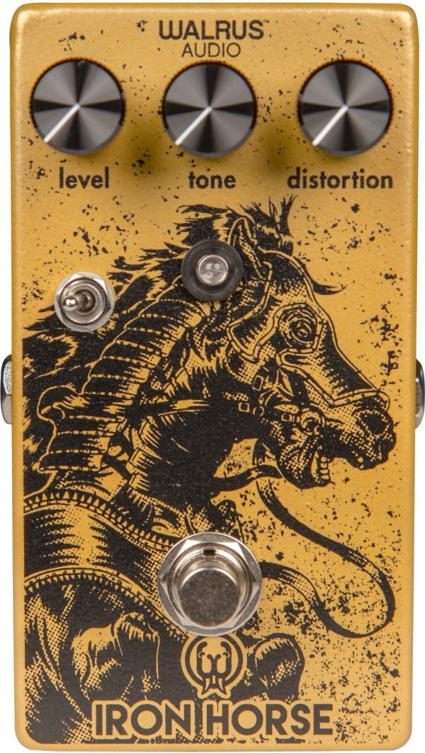 Walrus Audio Iron Horse V2 Distortion Pedal, Action Position Front
