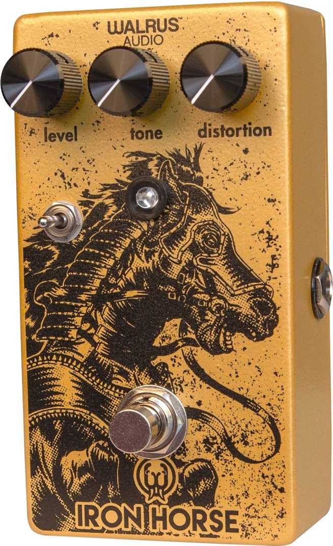 Walrus Audio Iron Horse V2 Distortion Pedal, Action Position Side