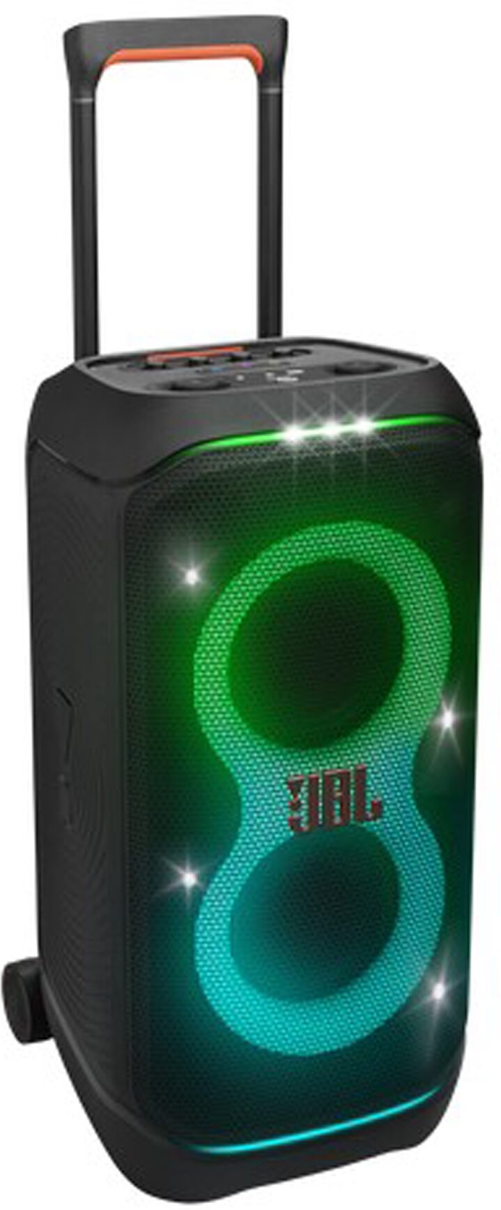 JBL PartyBox Stage 320AM Portable PA Party Speaker, New, Action Position Back