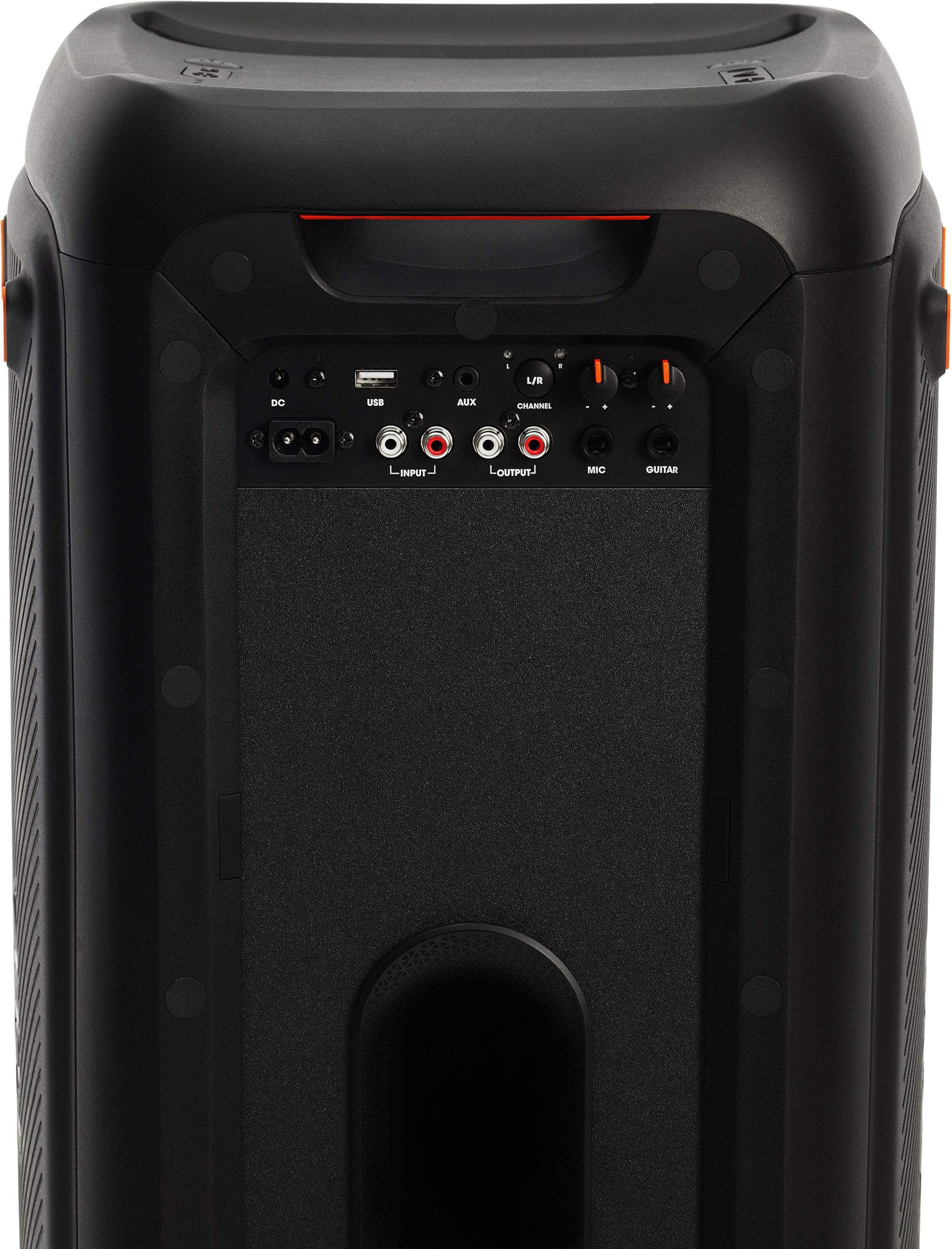 FEBO - PARLANTE BLUETOOTH JBL PARTYBOX 300 El JBL PartyBox 300 es un potente  altavoz para fiestas con calidad de sonido JBL y efectos de luz vívidos.  Gracias a su batería recargable