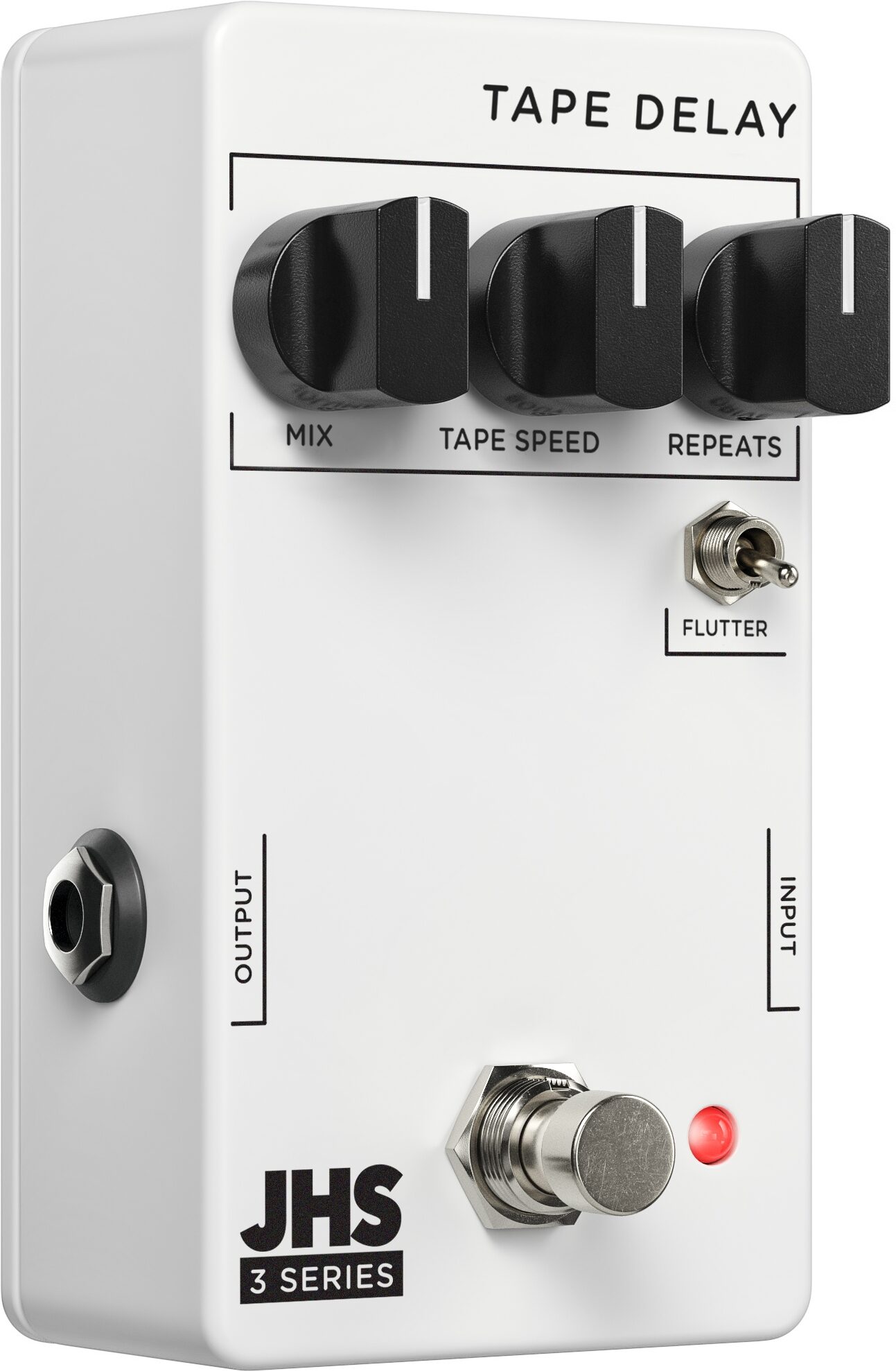 JHS 3 Series Tape Delay Pedal, New, Action Position Back