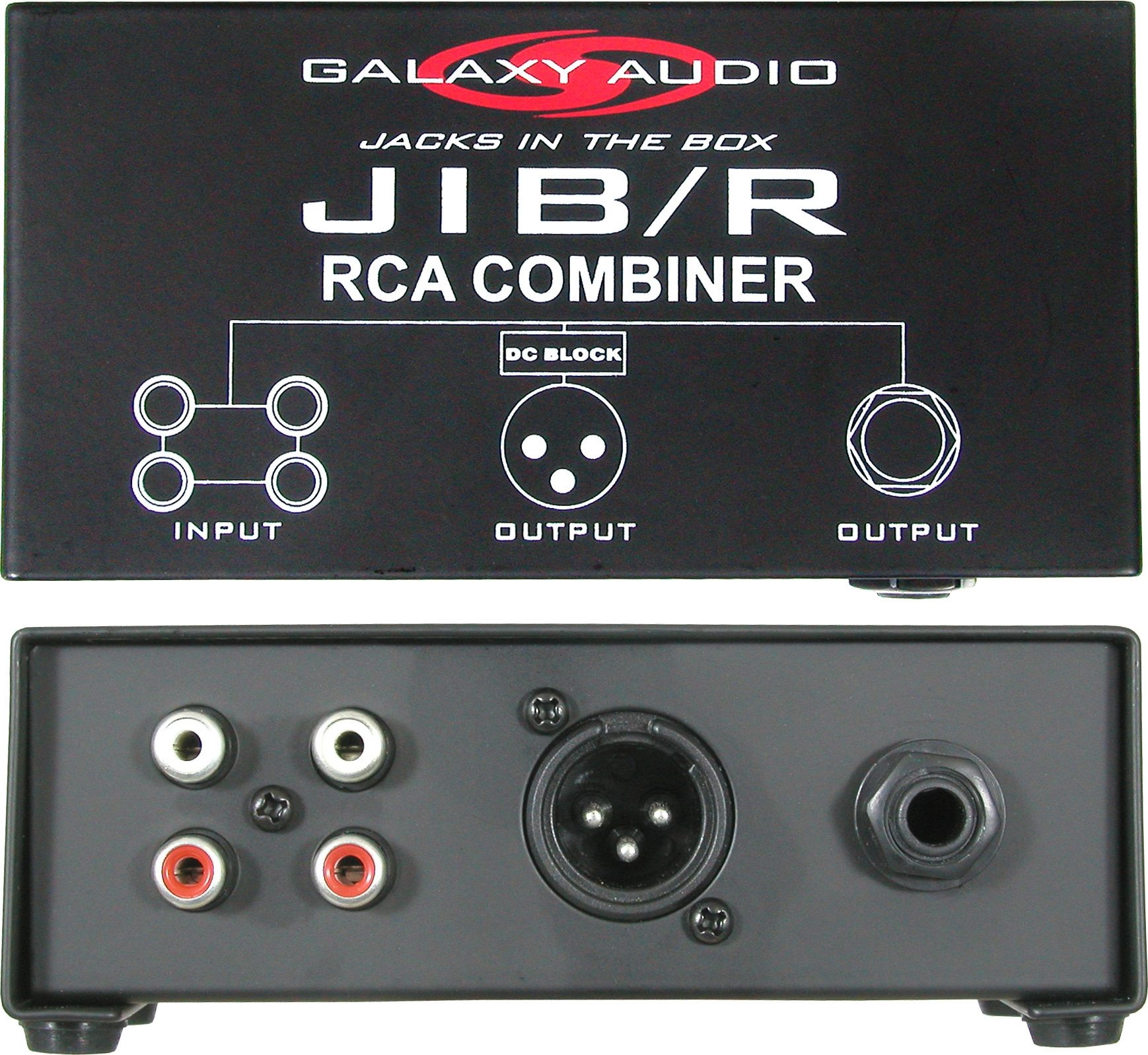 Galaxy Audio JIB/R RCA Combiner, Action Position Back