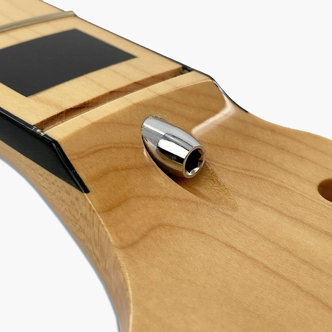 Allparts JZMF-BB 21-Fret Maple Jazzmaster Neck, New, Main Headstock