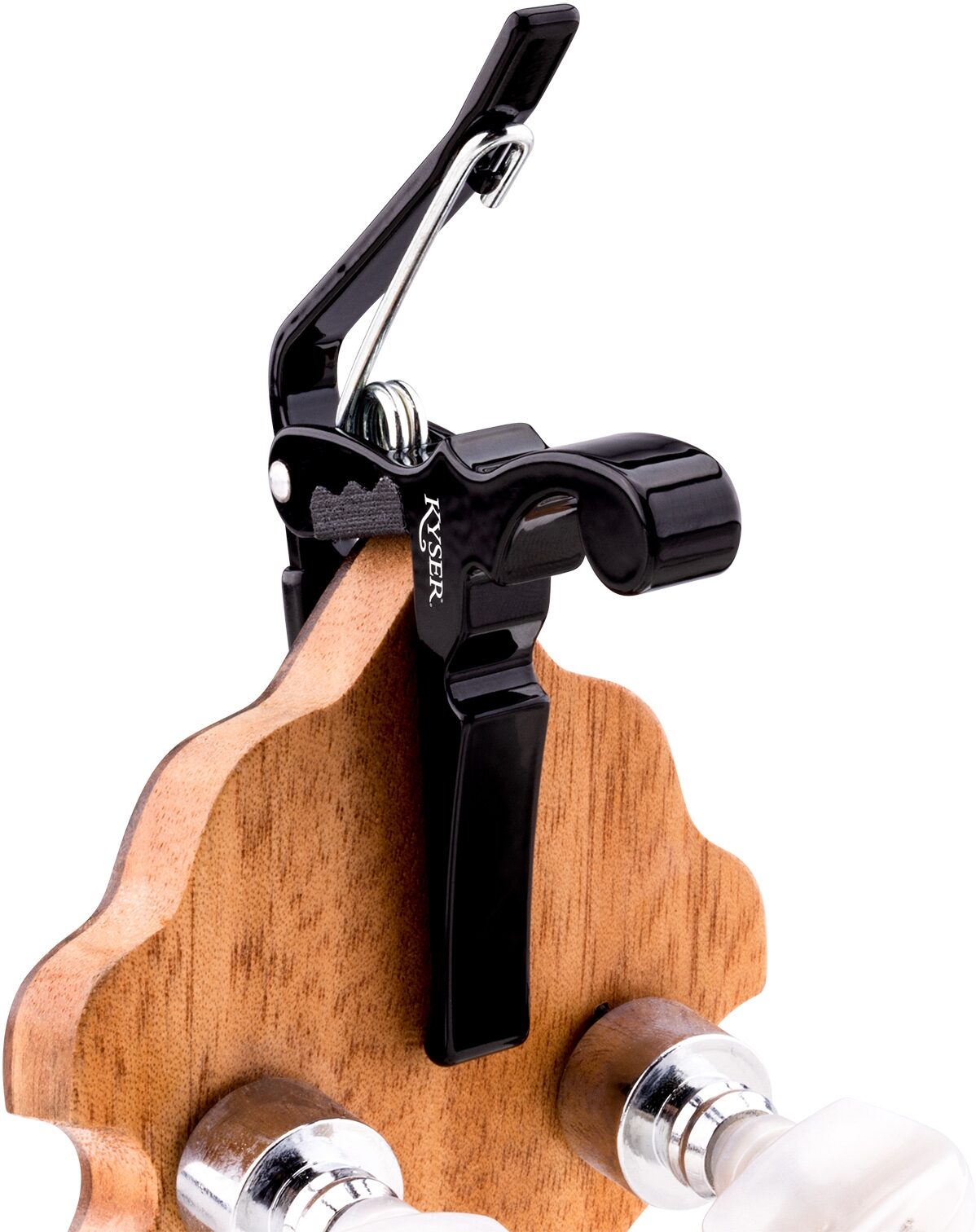 Kyser Quick-Change Capo for Banjo/Ukulele/Mandolin, New, Action Position Back